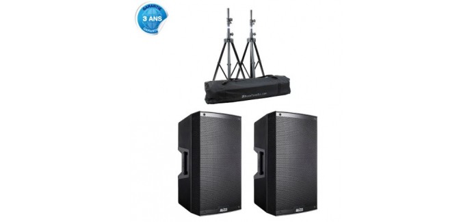 Sonovente: Enceinte Amplifiée - ALTO TS215 Bundle 2, à 703€ au lieu de 799€