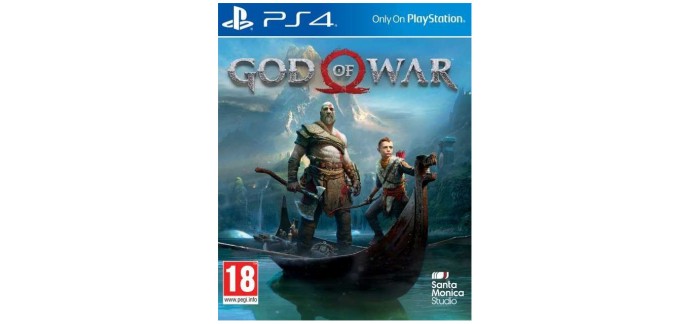 Maxi Toys: Jeu PS4 God of War à 49,98€ au lieu de 69,99€