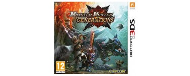 Maxi Toys: Jeu Nintendo 3DS Monster Hunter Generations à 26,99€ au lieu de 44,99€