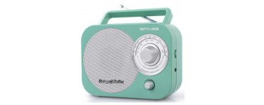 Conforama: Radio portable analogique Muse M055RG vert à 19,70€ au lieu de 24,99€