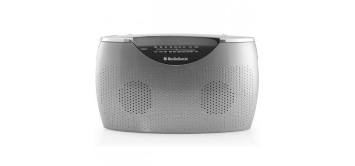 Conforama: Radio portable Audiosonic RD-1545 gris à 22,68€ au lieu de 26,90€