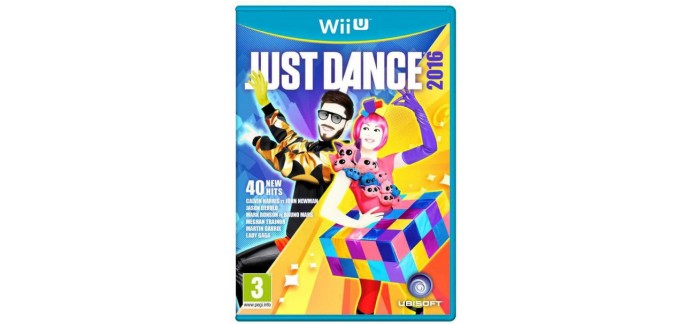 Maxi Toys: Jeu Nintendo Wii U Just Dance 2016 à 17,99€ au lieu de 29,99€