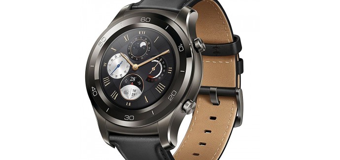 Rue du Commerce: Montre connectée Huawei Watch 2 Classic noir à 359,99€ au lieu de 399€