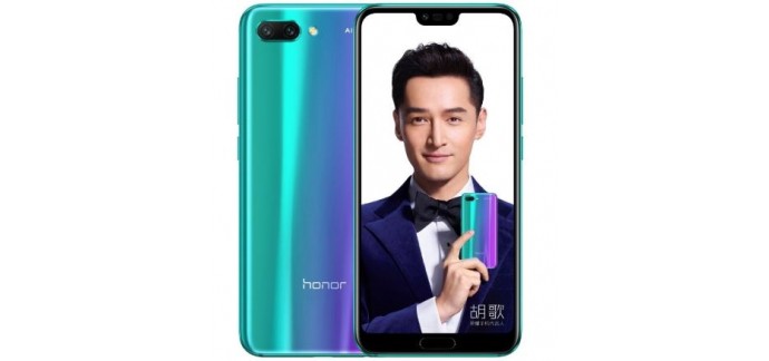 Banggood: Smartphone - HUAWEI HONOR 10 version globale, à 358,79€ au lieu de 410,05€