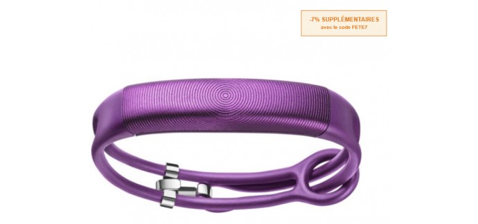 Webdistrib: Bracelet Connecté Jawbone Up 2 Rope Purple à 49,99€ au lieu de 69,99€