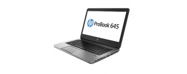 Rue du Commerce: PC HP ProBook 645 G1 AMD A8 5550M 2.1 Ghz RAM 8Go SSD 256Go à 259,99€ au lieu de 299,99€