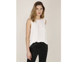 Kookaï : Top sans manches femme avec pois lamés volants croisés dans le dos au prix de 48,30€ au lieu de 69€