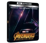 Zavvi: [Précommande] Steelbook 4K UHD (+2D) - Avengers: Infinity War à 37,99€ au lieu de 45,25€