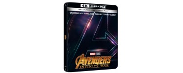 Zavvi: [Précommande] Steelbook 4K UHD (+2D) - Avengers: Infinity War à 37,99€ au lieu de 45,25€