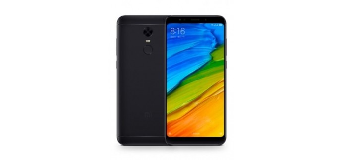 eGlobal Central: Smartphone - XIAOMI Redmi 5 Plus 4 Go Noir, à 161,99€ au lieu de 215,99€