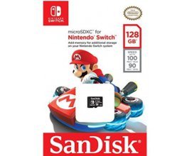 Base.com: Carte stockage - SANDISK 128 GB microSDXC for Nintendo Switch UHS-I U3, à 69,29€ au lieu de 92,39€