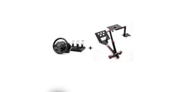 Cdiscount: Volant Gaming - THRUSTMASTER Volant T300RS Gran Turismo + Support, à 359,99€ au lieu de 505,99€