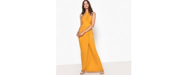 La Redoute: Robe maxi femme dos nu croisée devant jaune ocre d'une valeur de 20€ au lieu de 49,99€