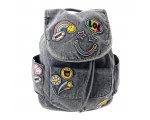 Claire's: Sac à dos en jean avec écussons Smiley à 20€ au lieu de 29,99€