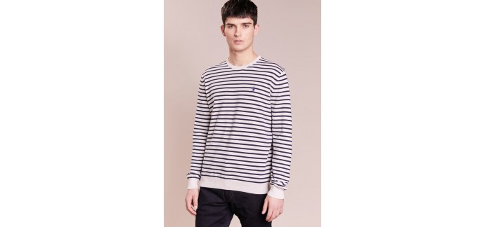 Zalando: Pullover Couleur: cream/navy à 98€ au lieu de 139,95€