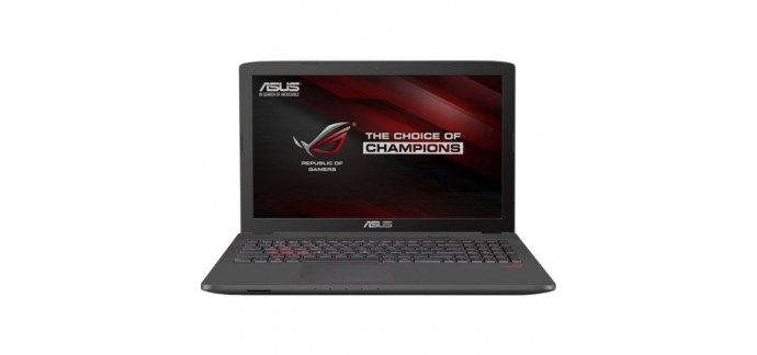 Webdistrib: PC portable gamer ASUS ROG GL752VW-T4396T Gris métal à 639,09€ au lieu de 999€