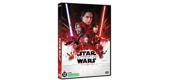 Amazon: DVD - Star Wars: Les Derniers Jedi, à 15,99€ au lieu de 19,99€