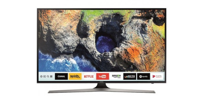 Mistergooddeal: Téléviseur LED Samsung UE55MU6105 4K UHD 55 pouces à moitié prix 