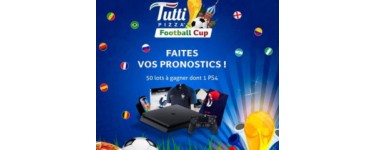 Tutti Pizza: Pendant la coupe du monde tentez de gagner un PS4