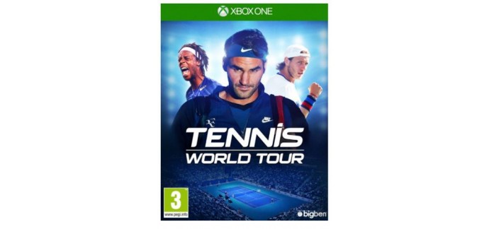 Micromania: Jeu XBOX One - Tennis World Tour, à 69,99€ + DLC Offert