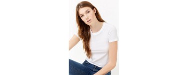 Forever 21: T-shirt à col rond à 3,50€ au lieu de 7€