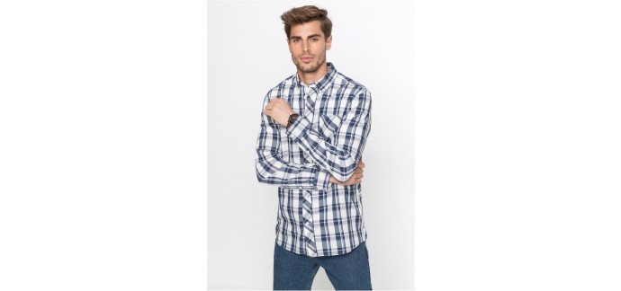 Bonprix: Chemise manches longues regular fit à 9,99€ au lieu de 13,99