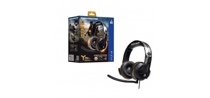 Micromania: Casque Gaming filaire Y350p 7.1 Powered Ghost Recon Wl Edition PS4 à 59,99€