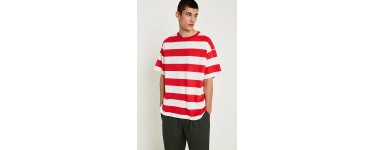 Urban Outfitters: T-shirt rayé ivoire et rouge à 19€ au lieu de 35€