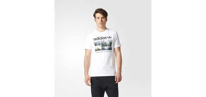 Adidas: Hommes Originals T-Shirt photo windy greetings à 20,96€ au lieu de 29,95€
