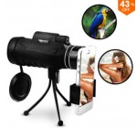 Banggood: Téléscope monoculaire pour Smartphone - PANDA 40X60 HD BAK4, à 9,53€ au lieu de 16,65€