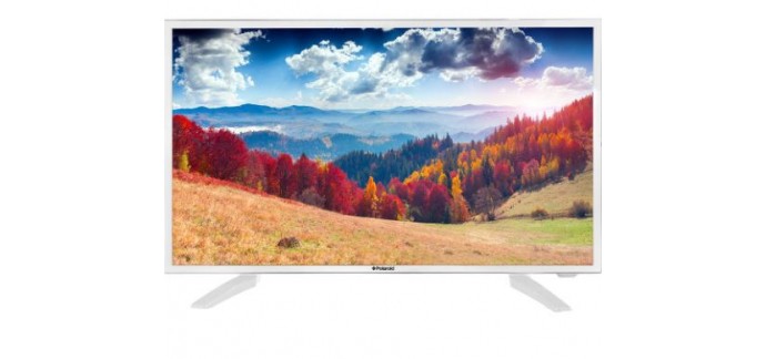 TopAchat: TV LED - POLAROID TVC24HDP Blanc, à 132,91€ au lieu de 139,9€