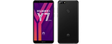 Auchan: Smartphone - HUAWEI Y7 2018 16 Go Noir, à 169,9€ au lieu de 199,9€ [via ODR]