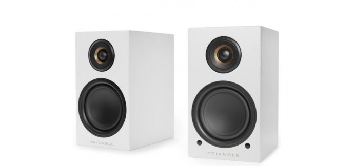 Cobra: Enceintes Sans Fil - TRIANGLE ELARA LN01A Blanc, à 390€ au lieu de 599€ + 6 mois de musique HQ 