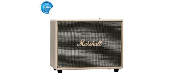 Sonovente: Enceinte Multimédia - MARSHALL Woburn Cream, à 369€ au lie de 399€