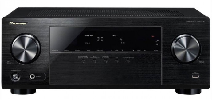 EasyLounge: Ampli Home-Cinéma 5.1 - PIONEER VSX-330-K Noir, à 229€ au lieu de 299€