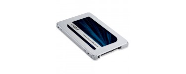 TopAchat: Disque dur SSD - Crucial MX500, 1 To, SATA III à 219,90€ au lieu de 239,90€