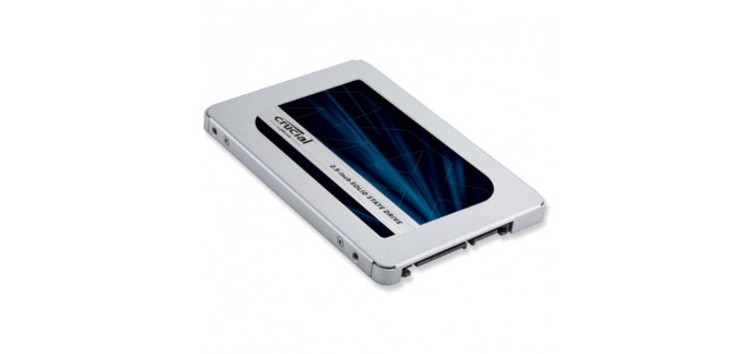 TopAchat: Disque dur SSD - Crucial MX500, 1 To, SATA III à 219,90€ au lieu de 239,90€