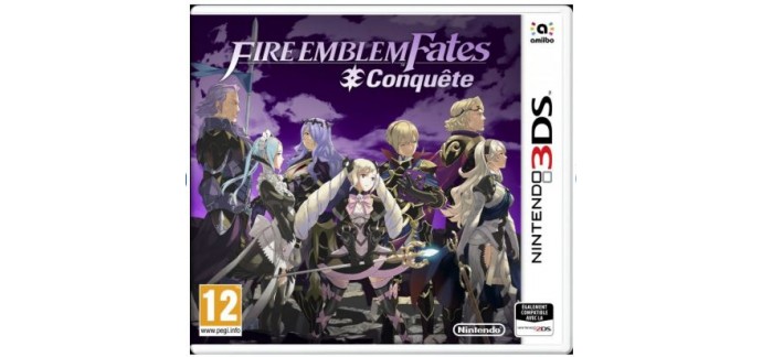 Micromania: Jeu NINTENDO 3DS - Fire Emblem Fates: Conquête, à 24,99€ au lieu de 29,99€
