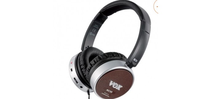 Woodbrass: Casque Studio Fermé - VOX Amphone AC30 Marron, à 85€ au lieu de 105€