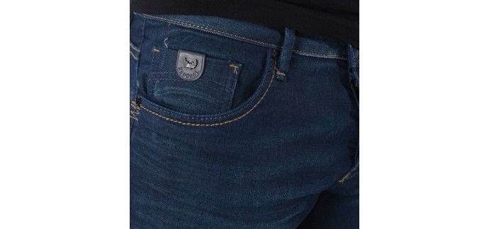 Kaporal Jeans: Short denim délavé, coupe droite à 33€ au lieu de 55€