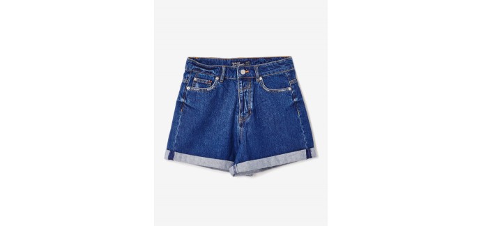 Jennyfer: short en jean avec revers medium blue à 15,99€ au lieu de 19,99€