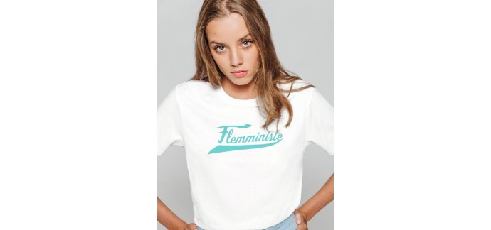 BZB: T-shirt à message "FLEMMINISTE" à 7,99€ au lieu de 9,99€