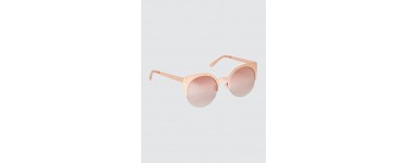 BZB: Lunettes de soleil femme cat eyes verres teintées rose d'une valeur de 4,99€ au lieu de 9,99€