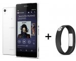 GrosBill: Smartphone SONY Xperia Z2 Blanc + Montre connectée Smartband noire à 454,30€ au lieu de 649€