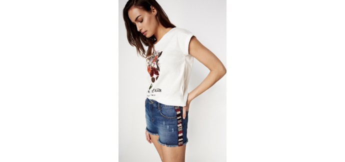 Springfield: T-shirt fille tropical à 12,99€ au lieu de 17,99€