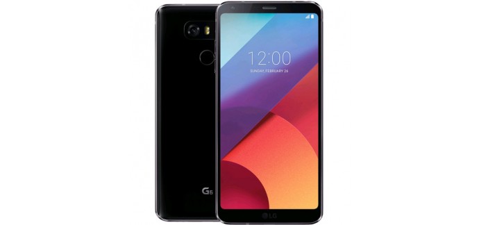 TopAchat: Smartphone - LG G6 (4G+) - Noir à 299€ au lieu de 369,90€