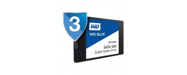 Cdiscount: Disque dur WESTERN DIGITAL SSD 3D NAND 250 Go 2.5 SATA - Bleu à 65,71€ au lieu de 79,90€