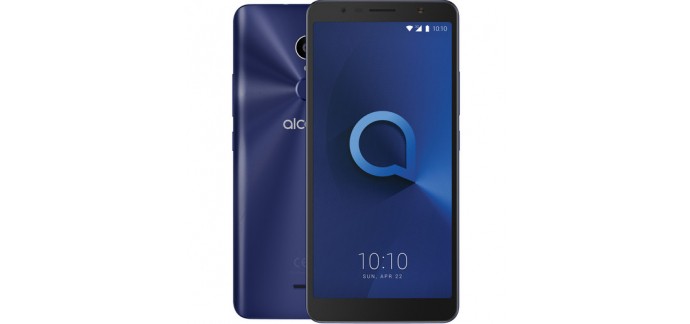 TopAchat: Smartphone - Alcatel 3C Dual SIM - Bleu à 119.90€ au lieu de 129.90€