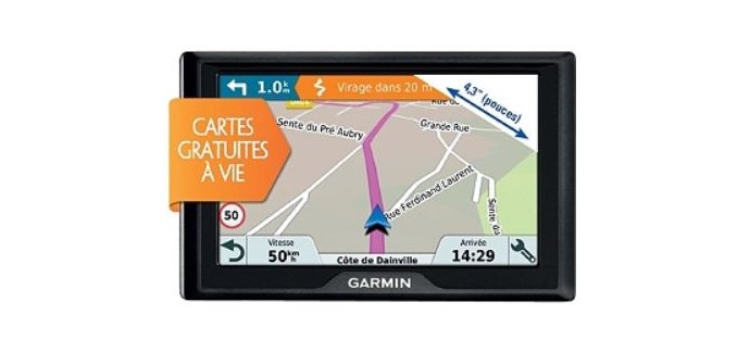 E.Leclerc: GPS -  GARMIN Drive 40 LMSE, à 79,57€ au lieu de 109€