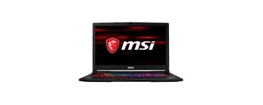 Webdistrib: PC Gamer MSI GE73 Raider RGB 8RF-235 à 1746,69€ au lieu de 2199€